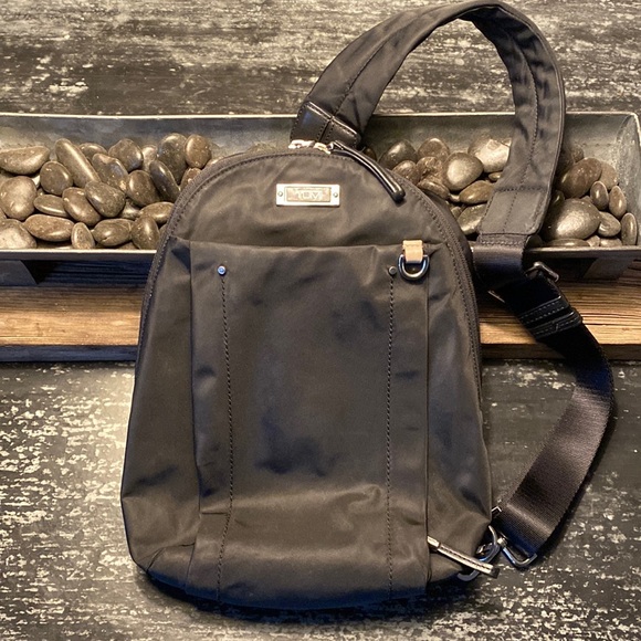 Tumi Handbags - Black Tumi Sling Bag Crossbody